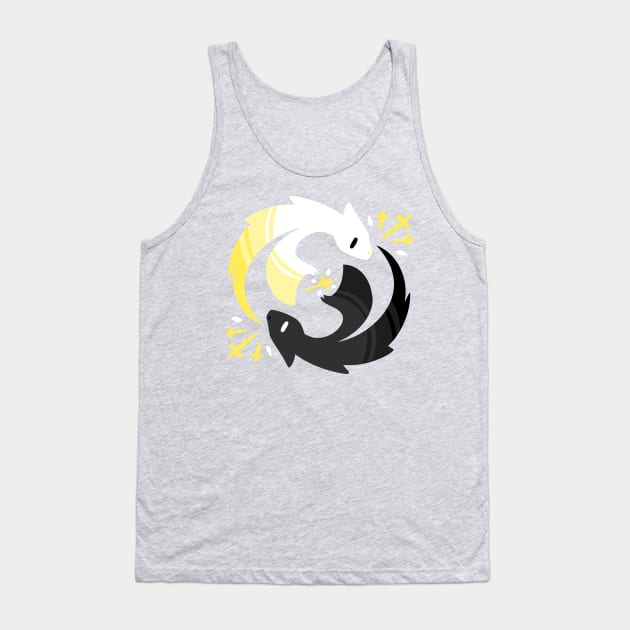 Light and Dark Dragons Tank Top by Chaobunnies